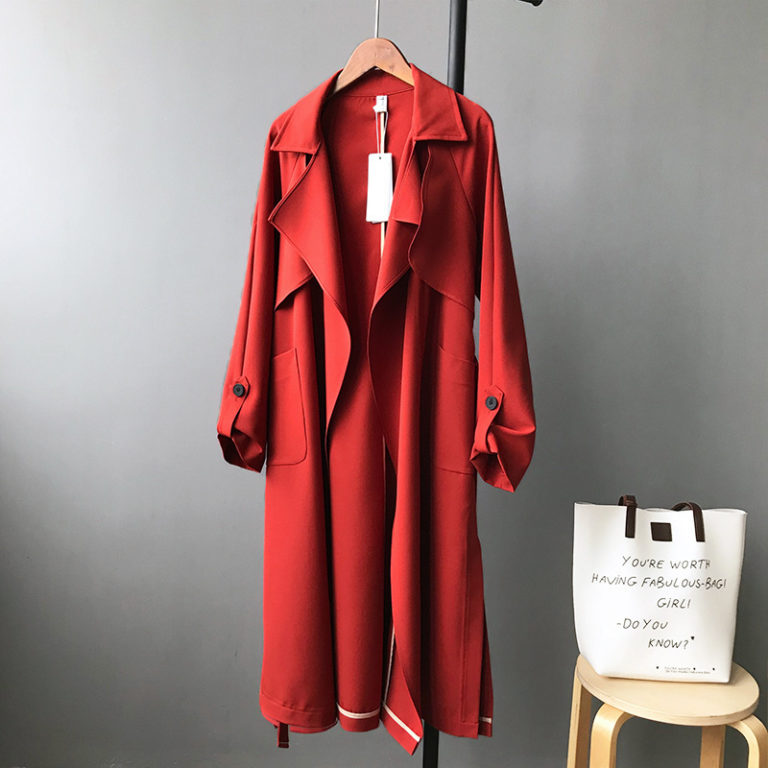 Open Front Belted Coat – after MODA